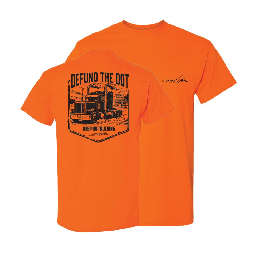 Defund DOT Tee - Orange