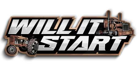 "WILL IT START" Logo Sticker 5in